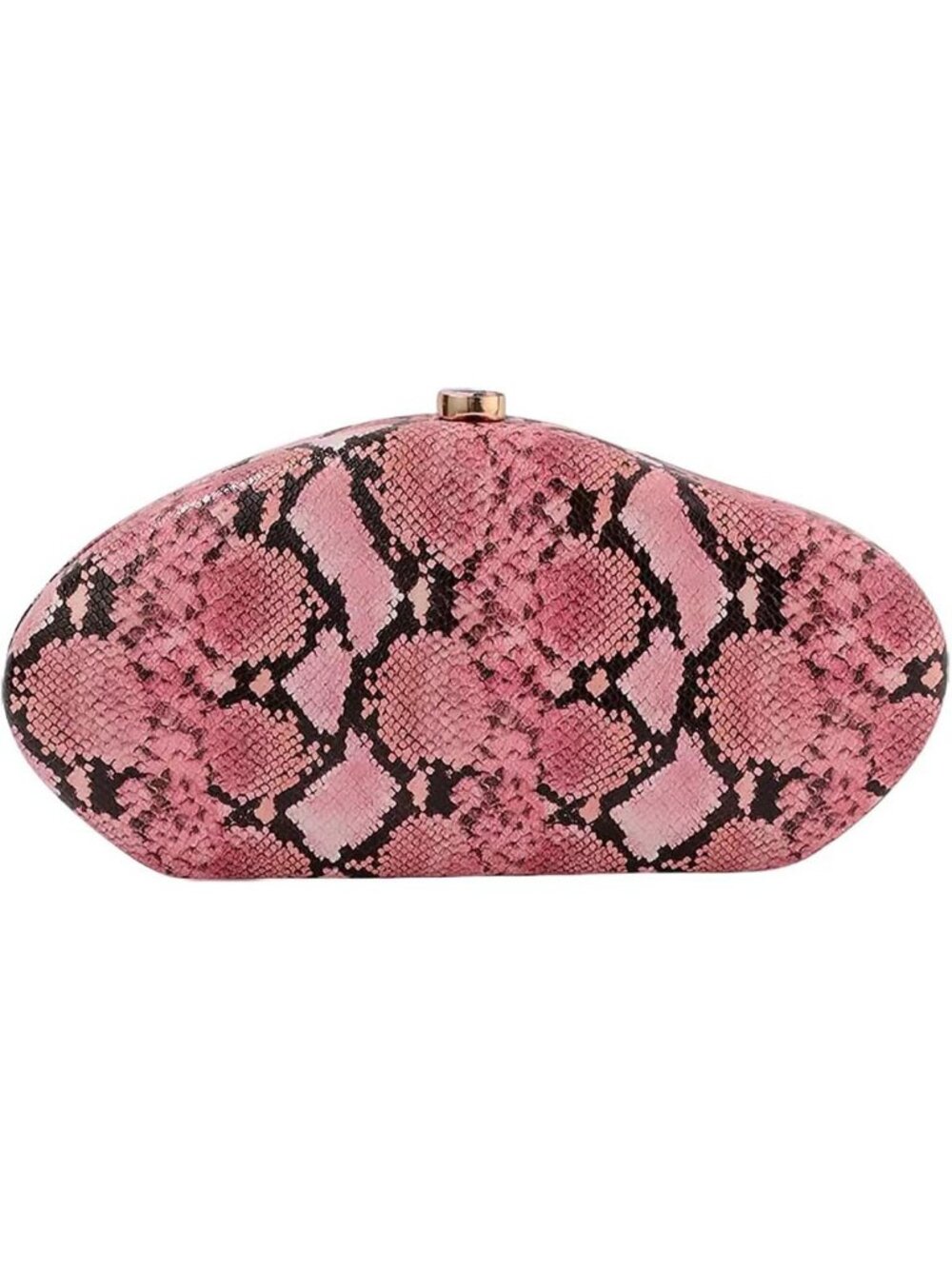 Chic Acrylic Shell Handbag with Removable Chain - Crossbody Clutch for Weddings